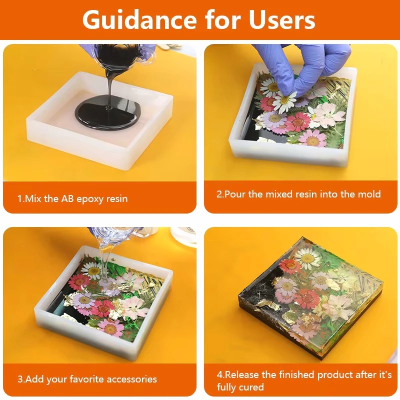 Silicone Molds Kit for Resin Jewellery Making