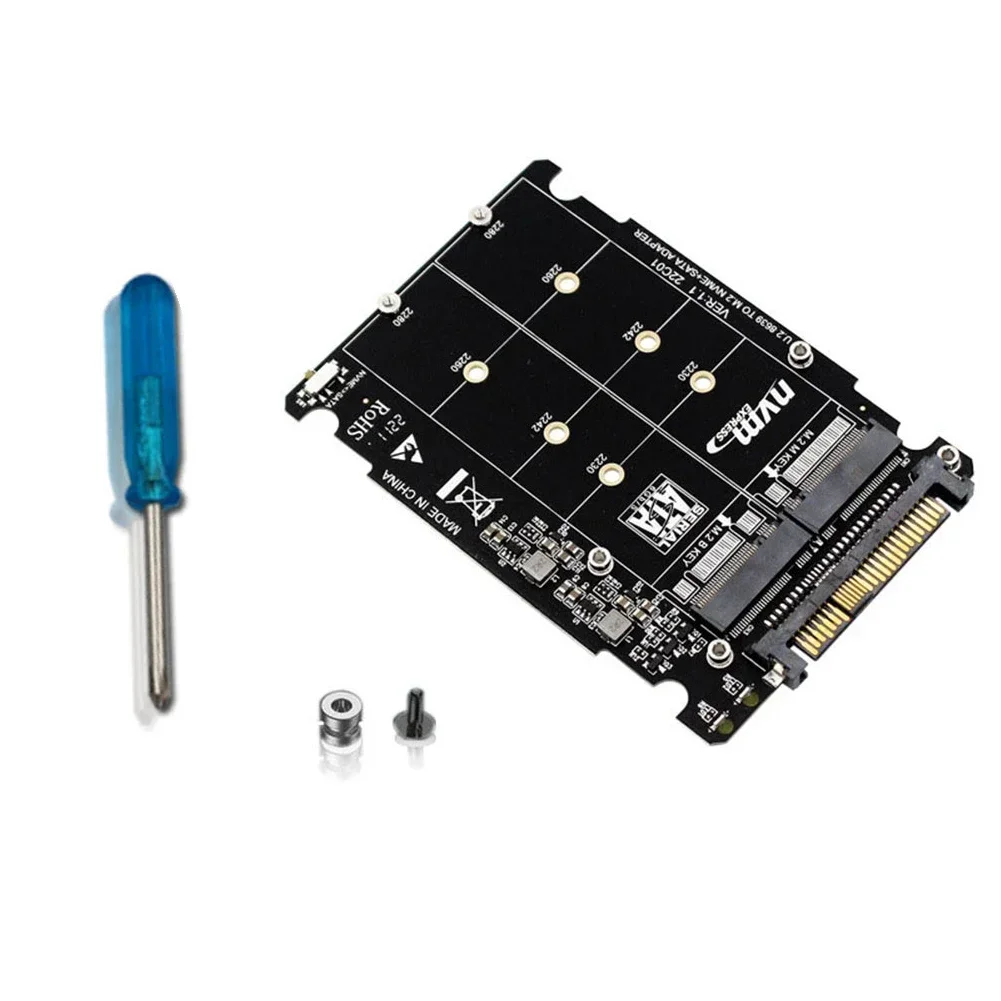 Dual protocol M.2 NVMe & NGFF SSD to U.2 SFF-8639 Adapter for Faster Data Access