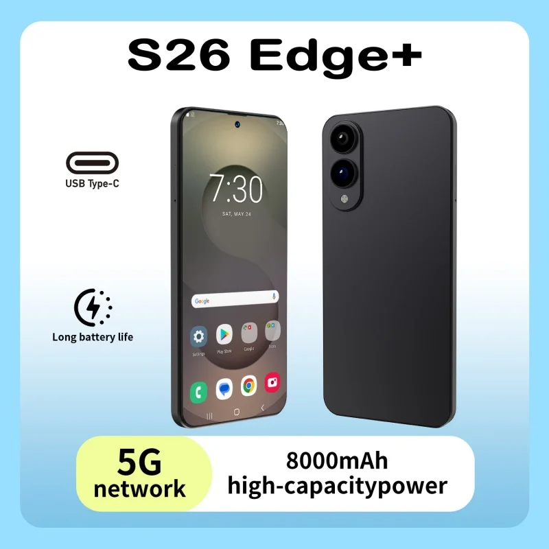 

2025 Original Pad S26 edge+ Tablet PC 7.3 inch HD 4K Android 15 22GB+2TB 8000mAh Battery 4G 5G Dual Sim Card WiFi GPS Google Tab