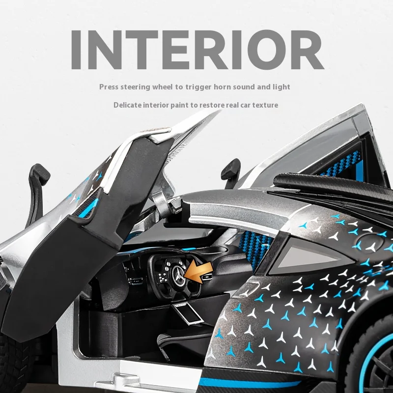 1/24 AMG ONEกีฬารถของเล่นDie Castรถของเล่นเครื่องประดับเหมาะสําหรับกีฬารถของขวัญสําหรับชาย