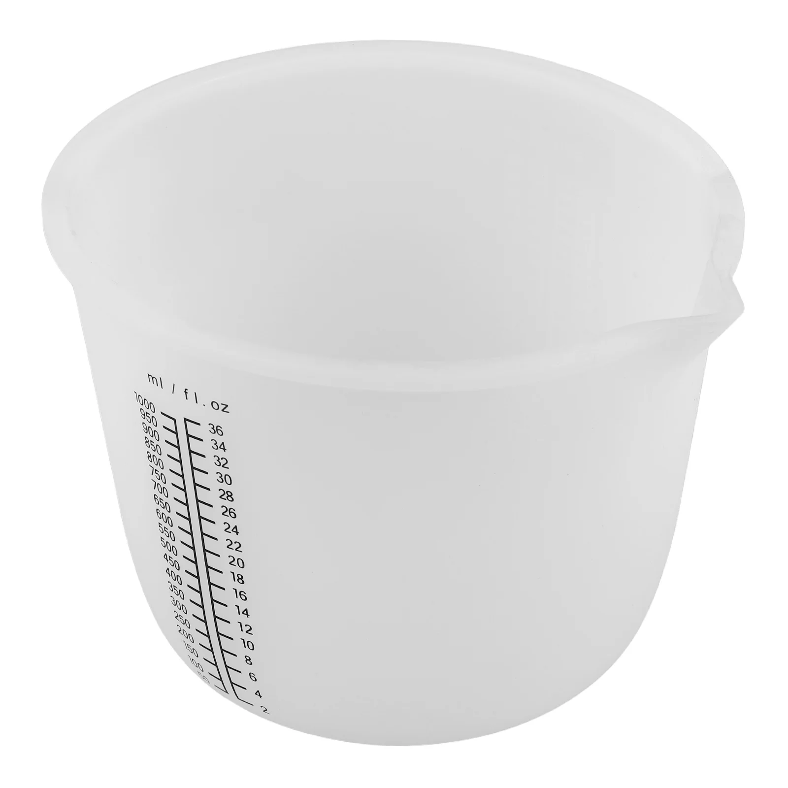 

1pcs Silicone Measuring Cup 1000ML Large Capacity Heat Resistant Casting Epoxy Liquid Measurement Cups for Jewelry Making DIY