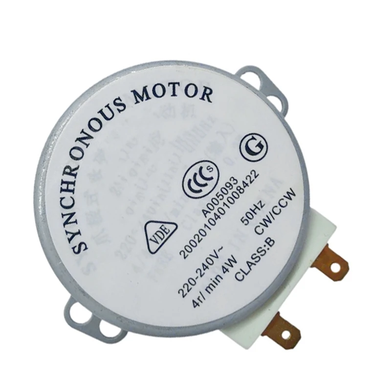 Heiß ttkk 4pcs Tablett Synchron motor TYJ50-8A7 AC220-240V 4r/min