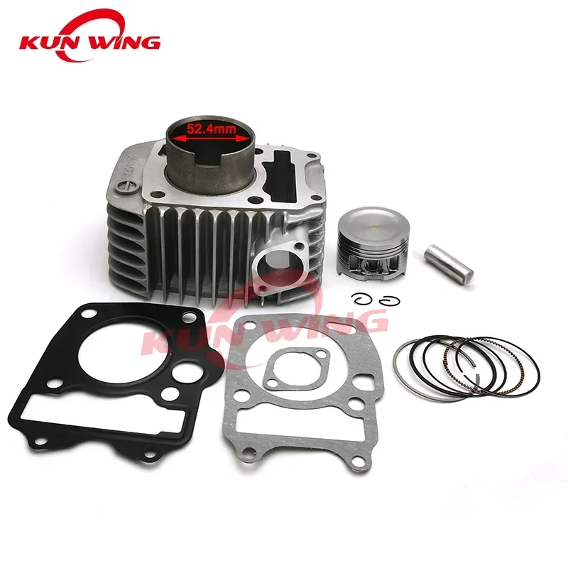 52,4 mm 57 mm Zestaw tłoka cylindra z dużym otworem do HONDA Innova ANF125 AFP125 KPH125 ANF AFP KPH 125 WH125-6 -S-13 Części motocyklowe