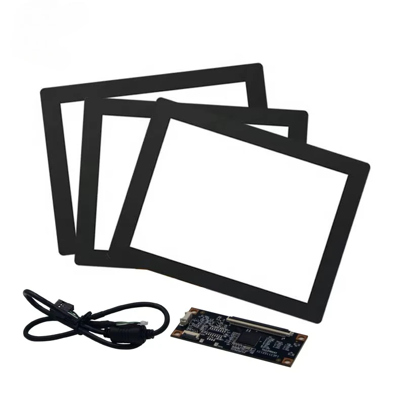High Solution EETI USB Capacitive PCAP HMI Touchscreen Panel Projected 8 43 Inch USB Capacitive PCAP Touch Screen for New Serial