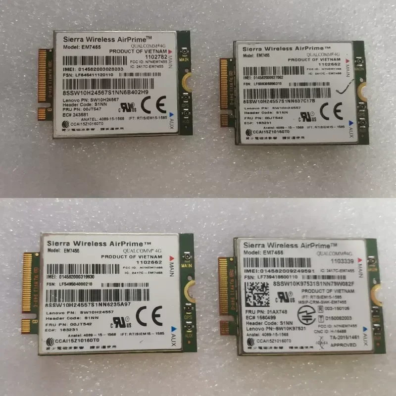 for Lenovo IBM Qualcomm EM7455 4G LTE Module 01AX748 00JT547 00JT542 Wireless WAN Card