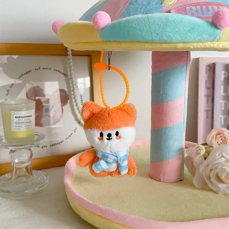 Original Animal Party Series Doll Bags Keychains Pendants Fine Dolls Plush Toys Small Figurines