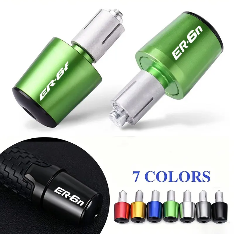 Motorcycle Handle Bar Ends Weight Handlebar Grips Cap Accessories For Kawasaki ER-6F ER-6N 2012-2014 2015 2016 ER6F ER6N