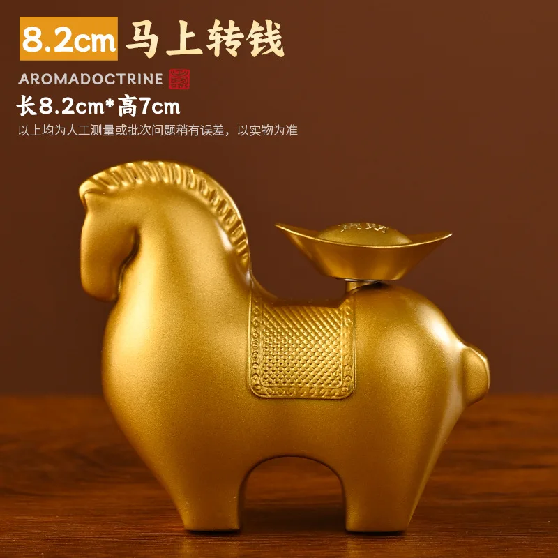 Get Rich In Year Of The , Attract Wealth, And Bring In Money With Lucky Horse Figurine. This Is A Decorative Piece