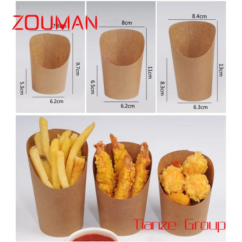 Kunden spezifischer Druck Lebensmittel verpackung Pommes Frites Hühnchen Sushi zum Mitnehmen Box Fast Food Einweg Burger Box Verpackung