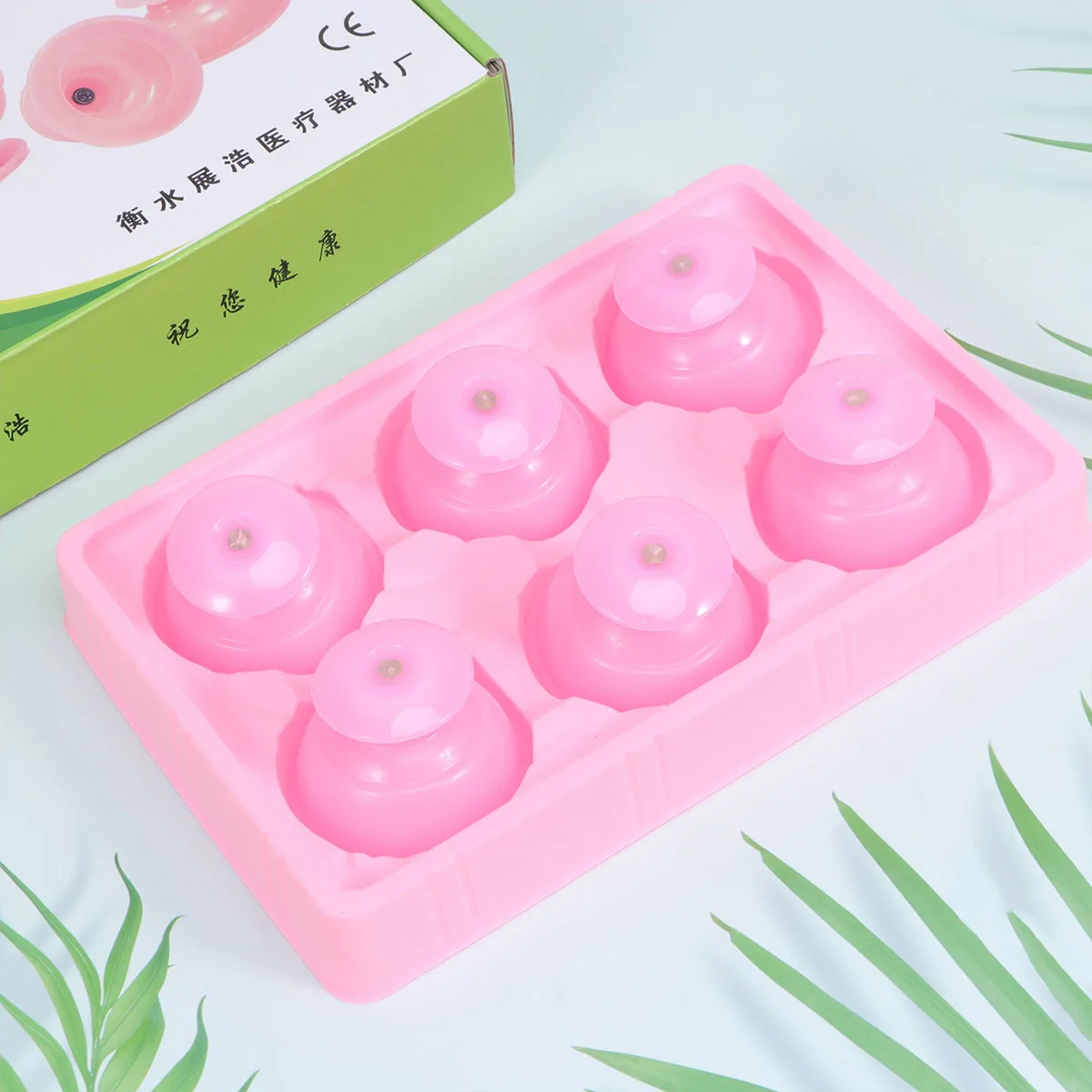 

6 шт., вакуумное устройство для банок, силиконовые всасывающие банки, поглотитель влаги, терапия, массаж, облегчение боли, спина, шея, плеч, всасывание тела