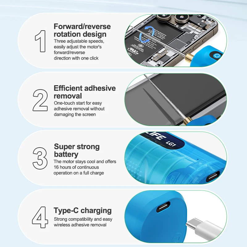 RELIFE LG1 Smart Glue Remover Screen Repair  Efficient Adhesive Removal for Easy Adhesive Removal without Damaging the Screen image 2