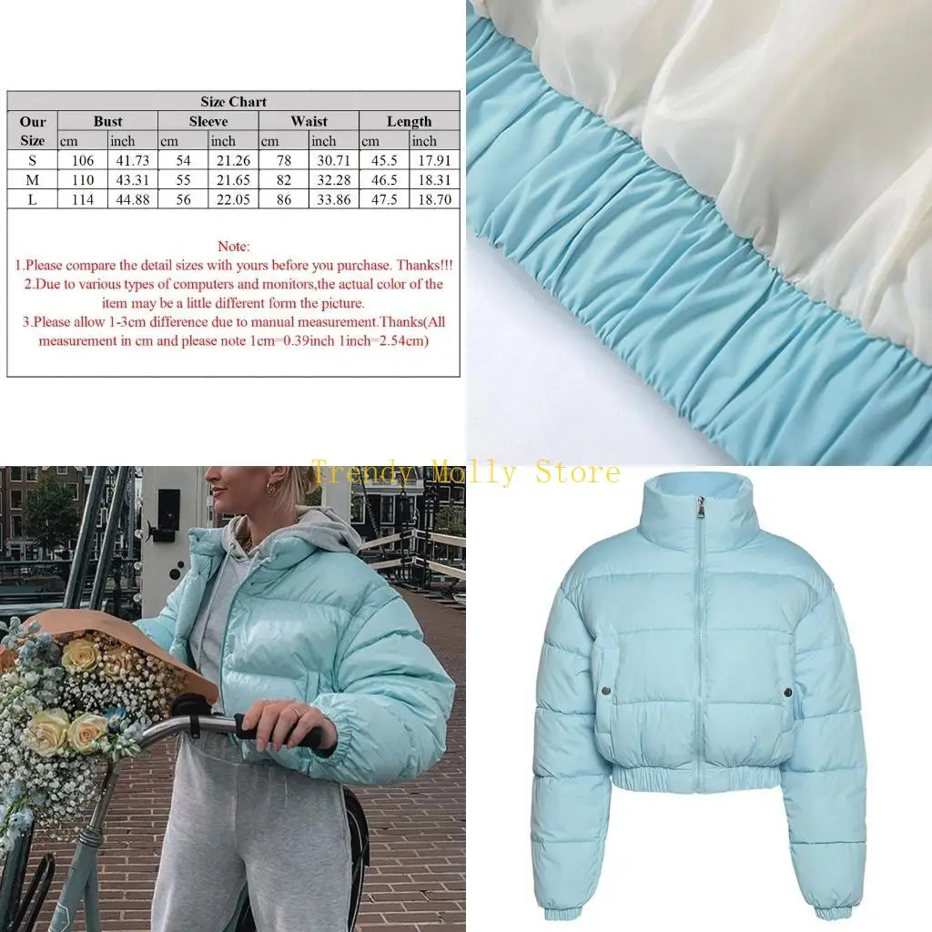 

N5KB Womens Down Stand Contrabled для куртки ветропроницаемые зимние теплые слои Overwea