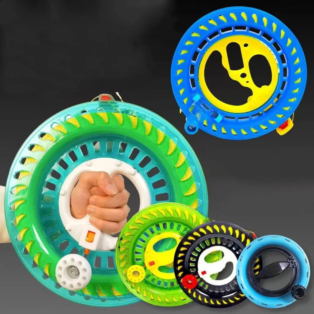 

150/300/400/500M Kite Reel Winder with Line Plastic Flight Handle Tools Flying Tool Winder Twisted String Line with Lock