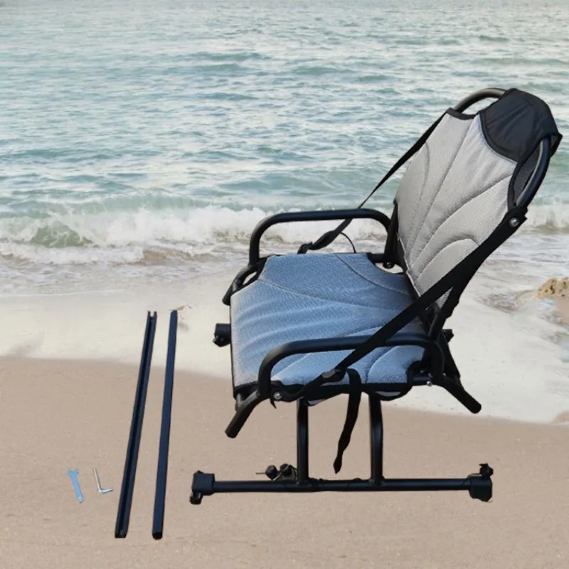 Beach Chair Kayak Backrest 360 Degrees Rotatable SUP Paddle Board Kayak Assault Boat Aluminum Seat  for Paddleboard Kayaking