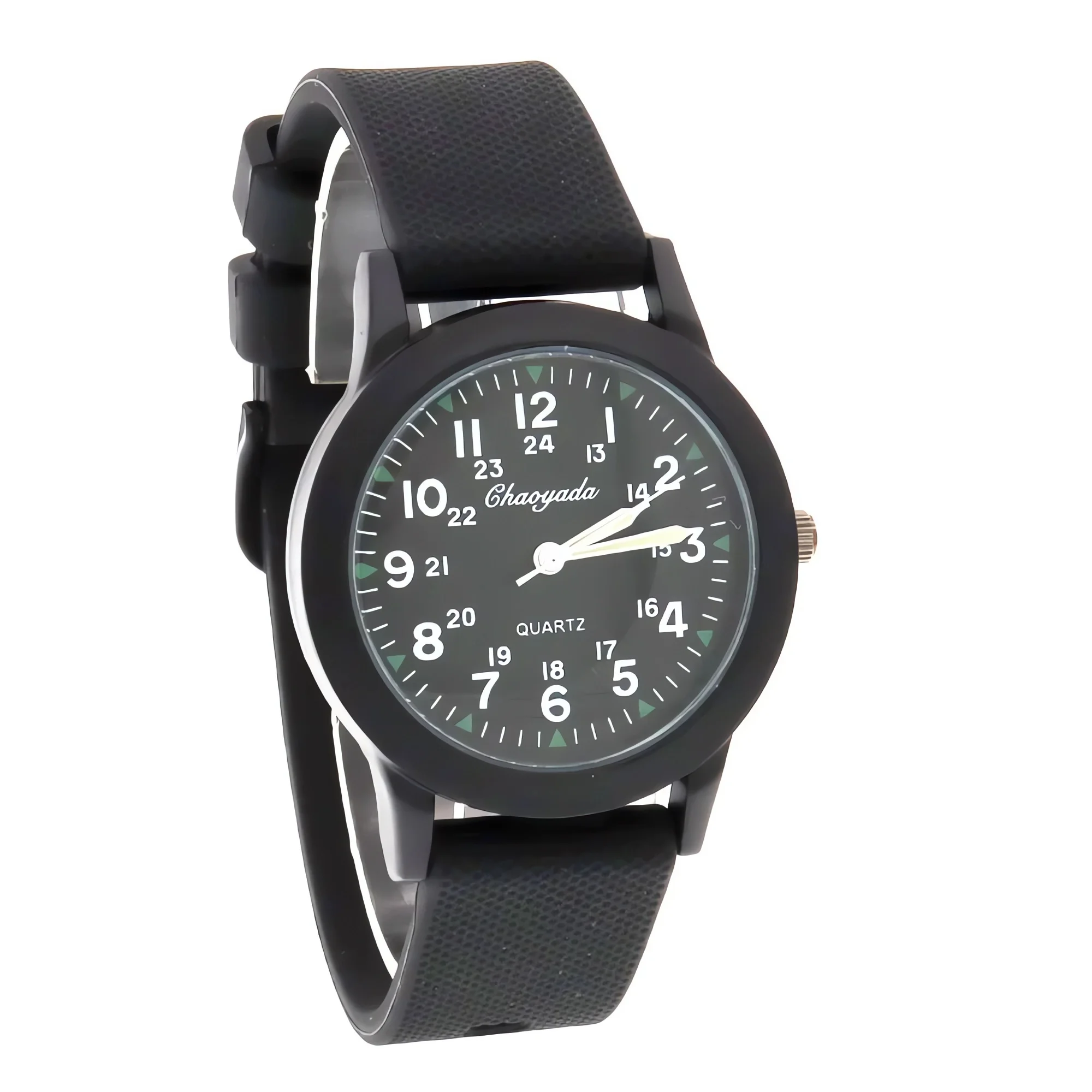 Kids Boys Waterproof Sports Watch with Silicone Strap Quartz Movement Trendy Student Timepiece Multiple Colors Available