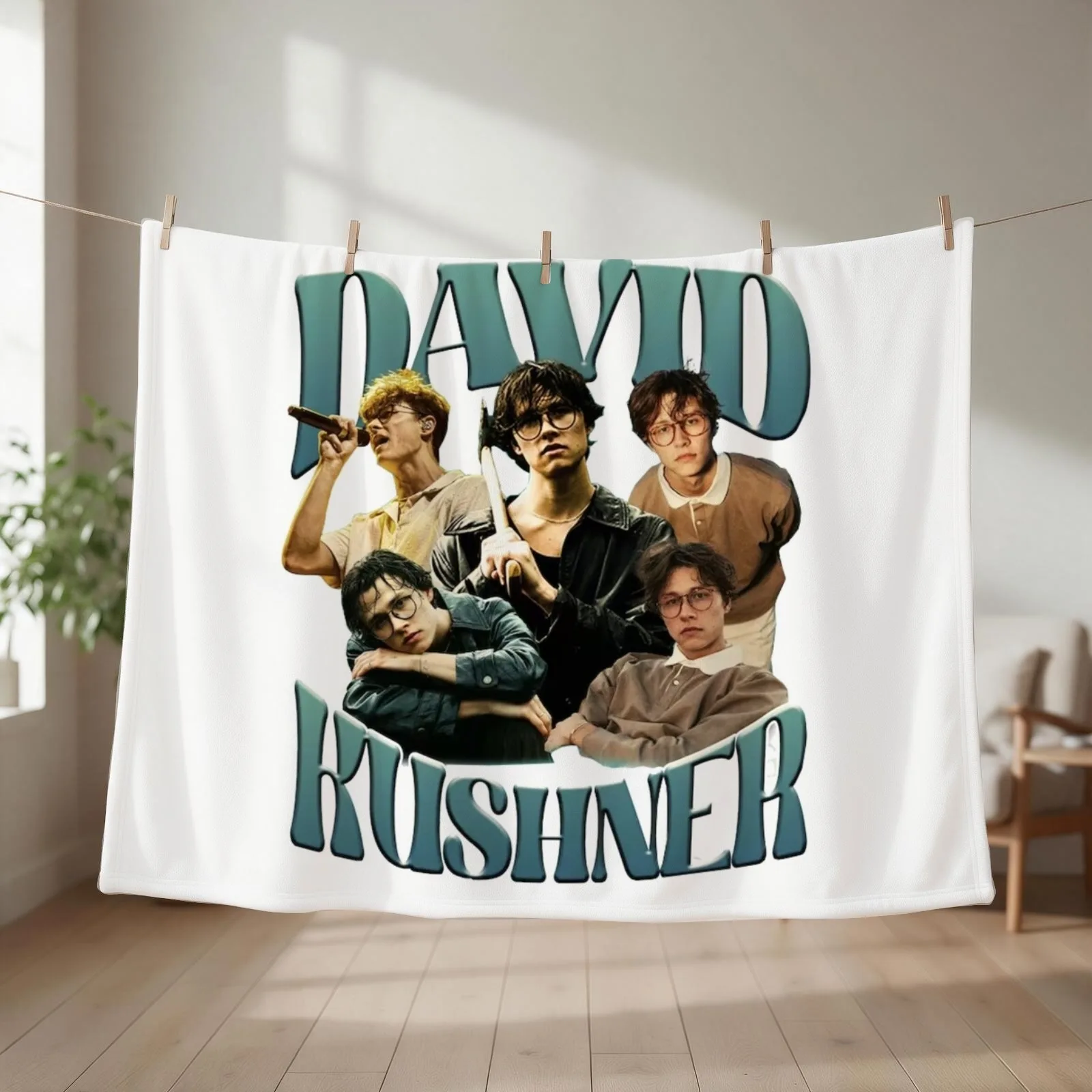 David Kushner Daylight i hate at the same time Throw Blanket couch cozy soft plush fuzzy picnic outdoor blanket