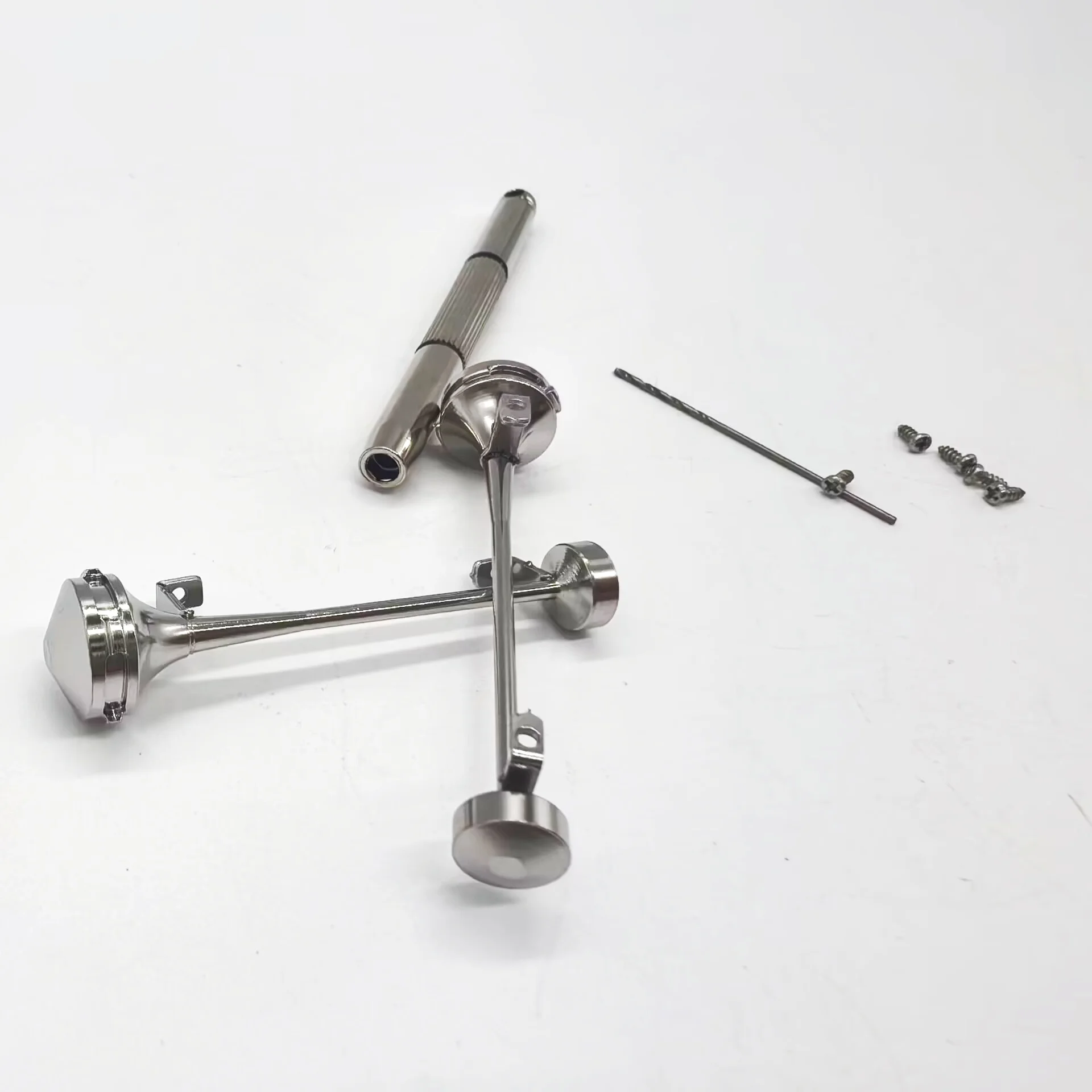 

RC Scaleclub 1/14 металлический угол свистка для Scania Man Benz Volvo модель грузовика DIY Запчасти