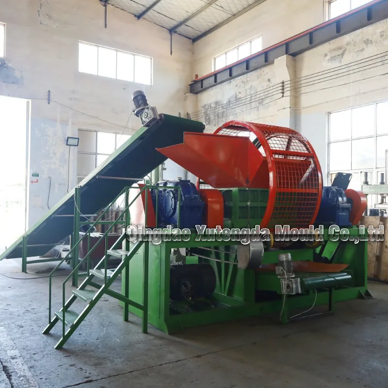 High Efficient Waste Production Line Tyre Shredder Machine Rubber Powder Make Machine