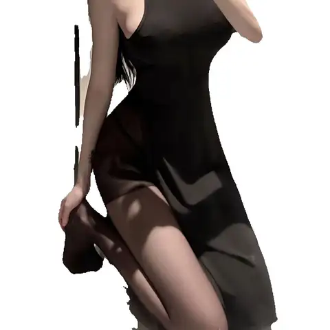 Bodycon High Slit Leg Cheongsam Long Sexy Mini Dress for Women Slim Qipao Dresses Black White Backless Night Club Party Wear