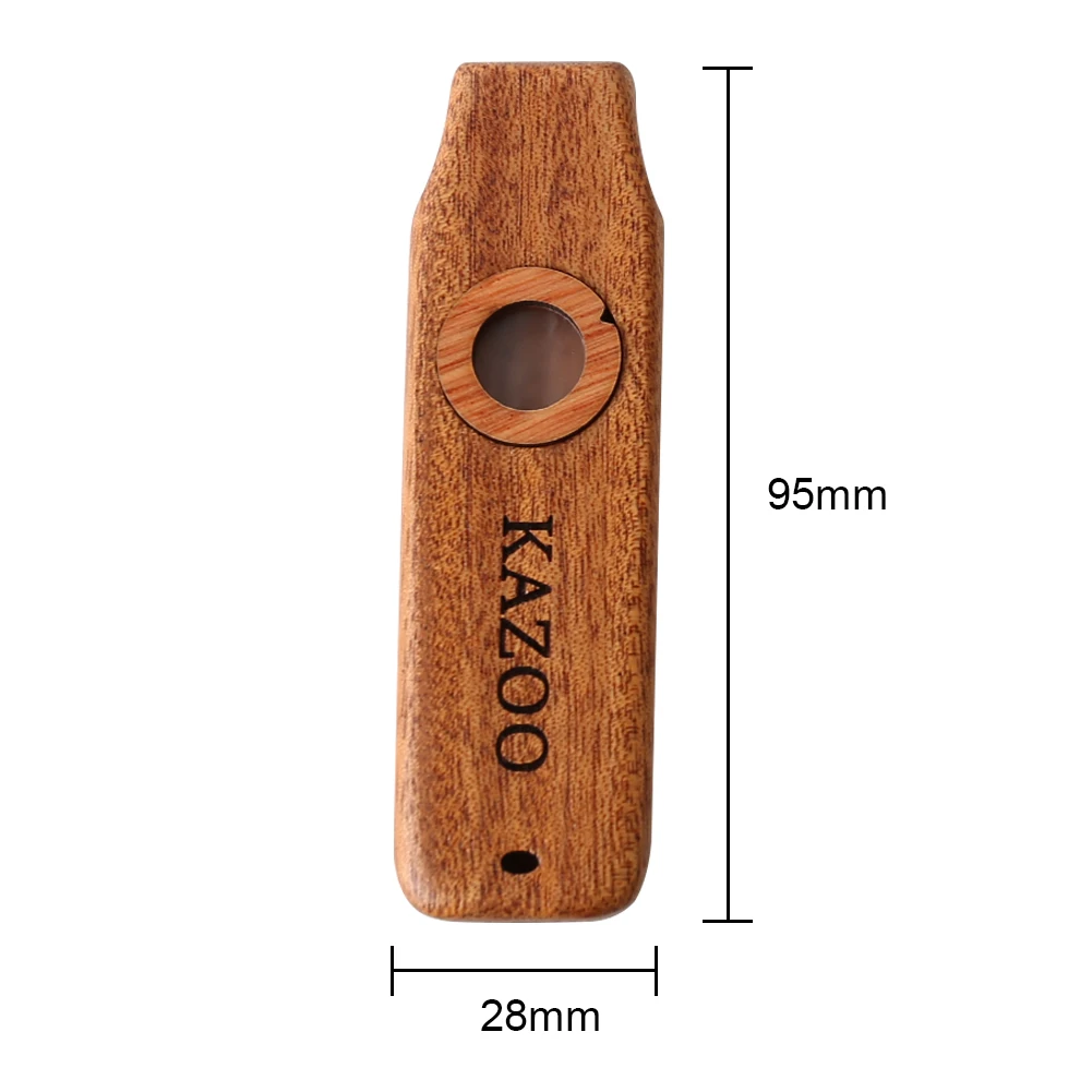 Wooden Kazoo Film Kazoos Accompaniment With Ukulele Guitar Violin Portable Musical Instrument for Kids Christmas Gifts