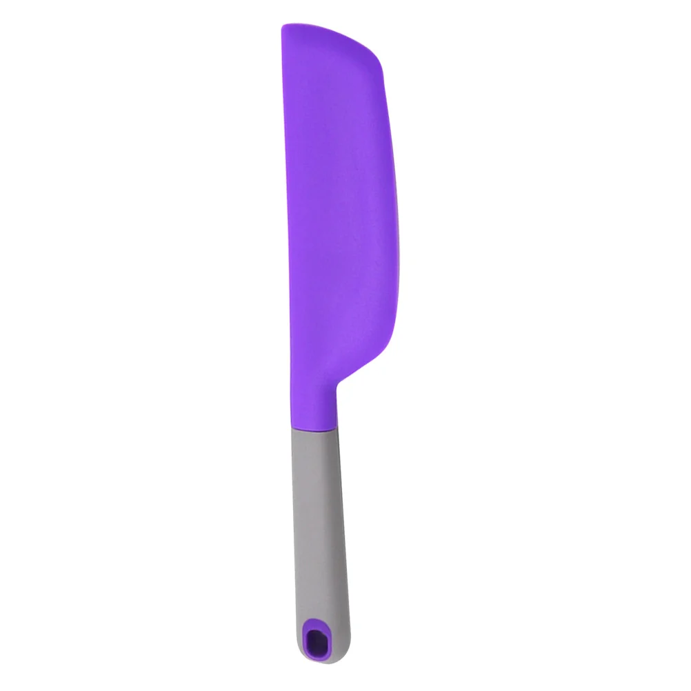 

Silicone Spatula Purple Lightweight Kitchen Tool For Baking Mixing Jam Cream Diy Cake Supply Bakery Silicone