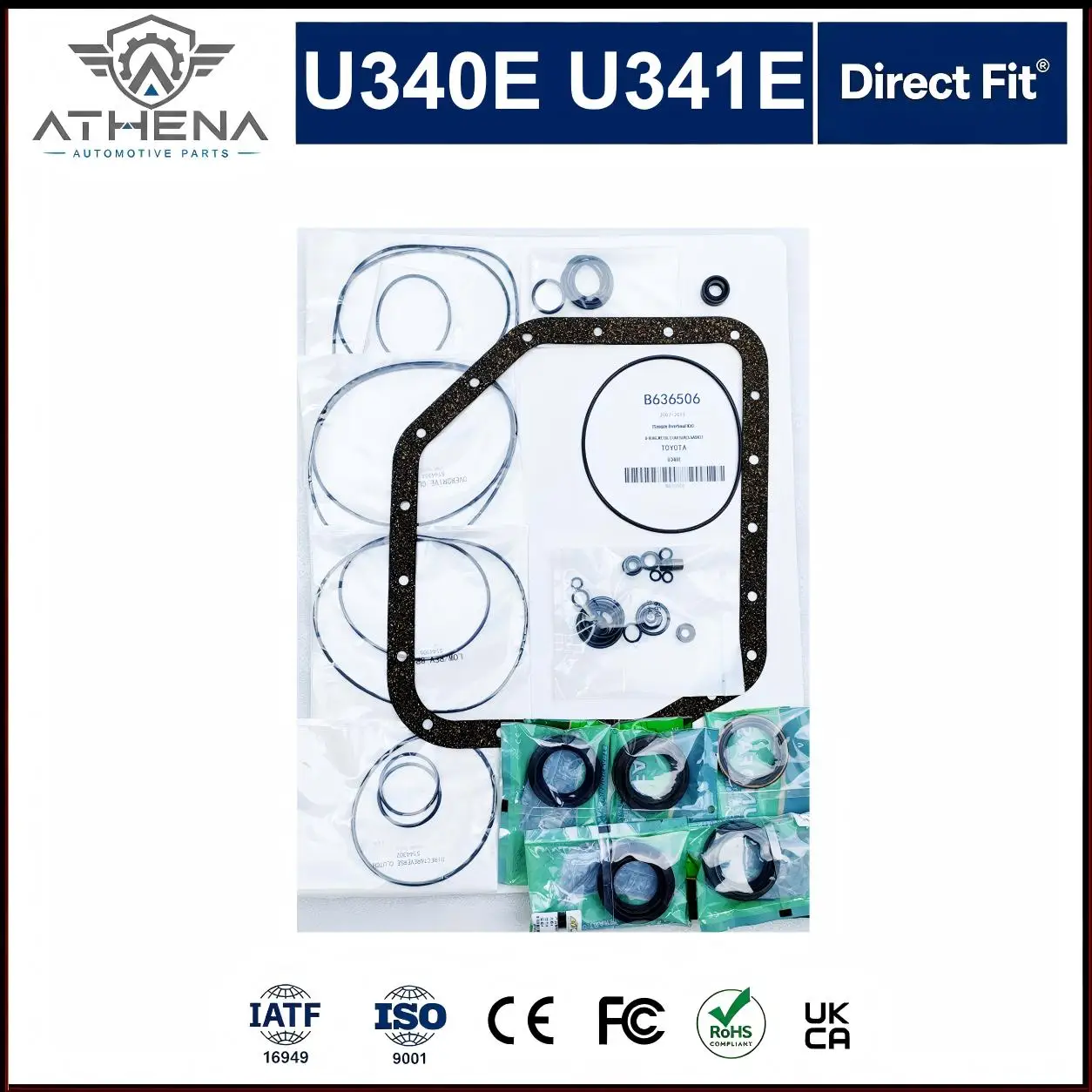 U340E U341E Transmission Simple Overhaul Seal Kit Fix Oil Leak Pressure Loss Slip Fit Toyota 2001‑2011 Gearbox