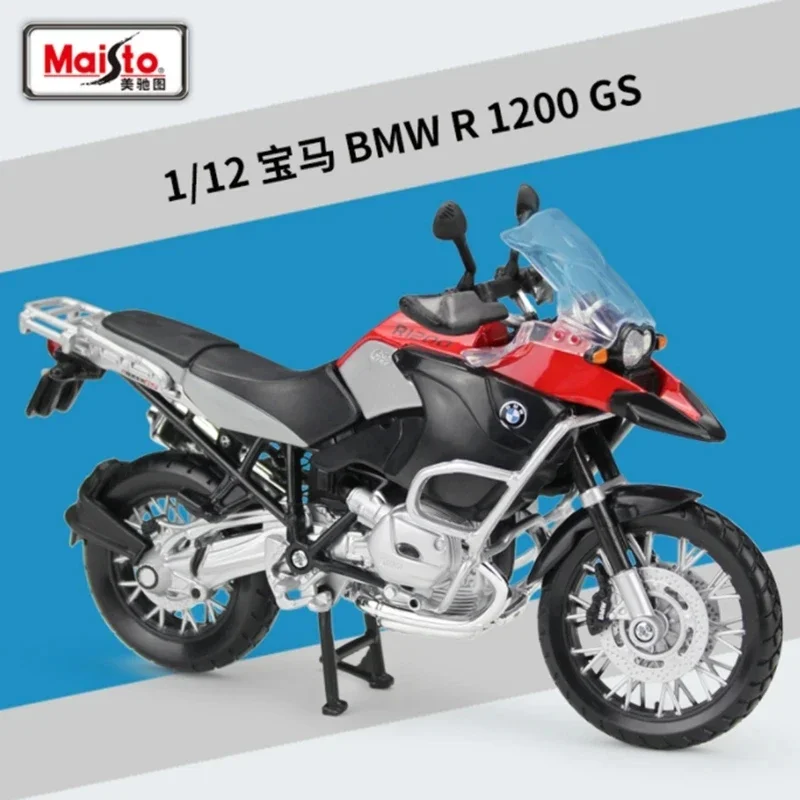 Maisto 1:12 BMW R1200 GS Alloy Racing Motorcycle Model High Simulation Diecast Street Sports Motorcycle Model Gifts Toys Boys