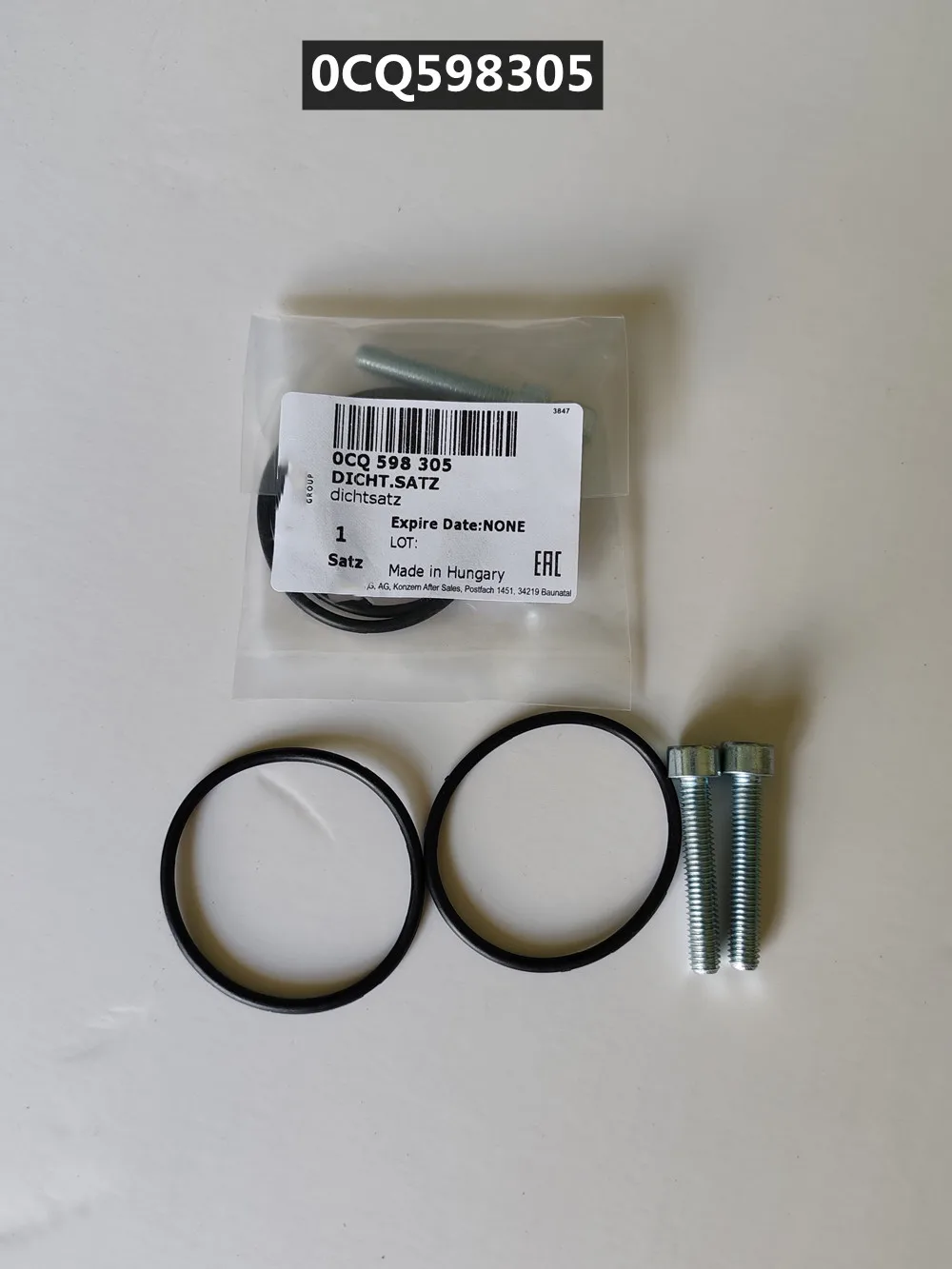 Genuine New Pump 2 Seals and 2 Screws Repair Kit Gen 5 For Audi Volkswagen 0CQ598305 VAG OEM