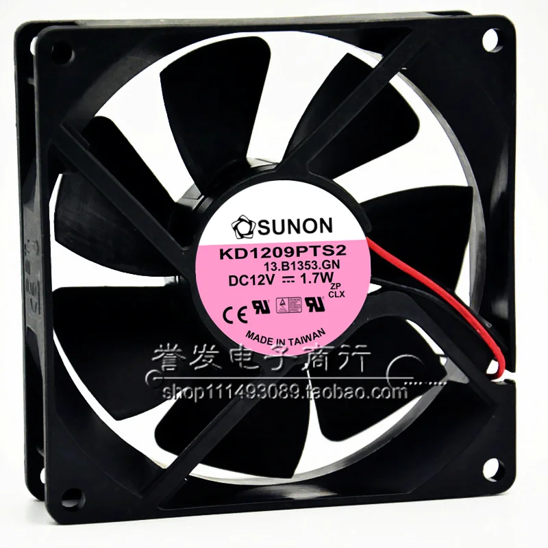 NIEUWE ORIGINELE KD1209PTS2 12 V 1.7 W 9225 92x92x25mm KOELVENTILATOR RADIATOR