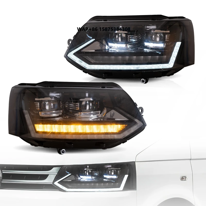 

Full LED Headlights With Animation LED Car Head Light Assembly 2011-2015 Front Lamp for VW CARAVELLE T5 Headlamp