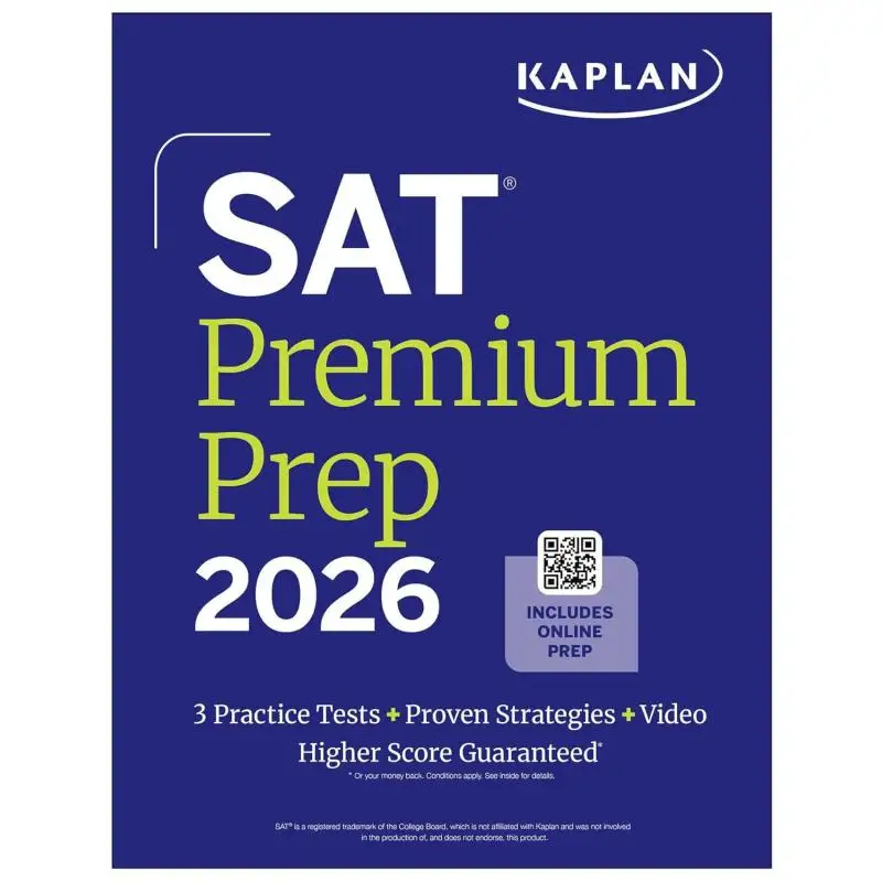 

SAT Premium Prep 2026 В комплект входят 3 практических испытаний полной длины 700 Практические вопросы 1-летний онлайн-доступ к викторину и видео Le