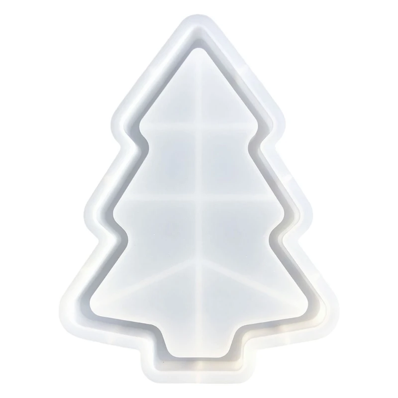 

Silicone Resin Mold Decorative Christmas Tree Shaped Tray Mould Jewelry Supplies Dropship