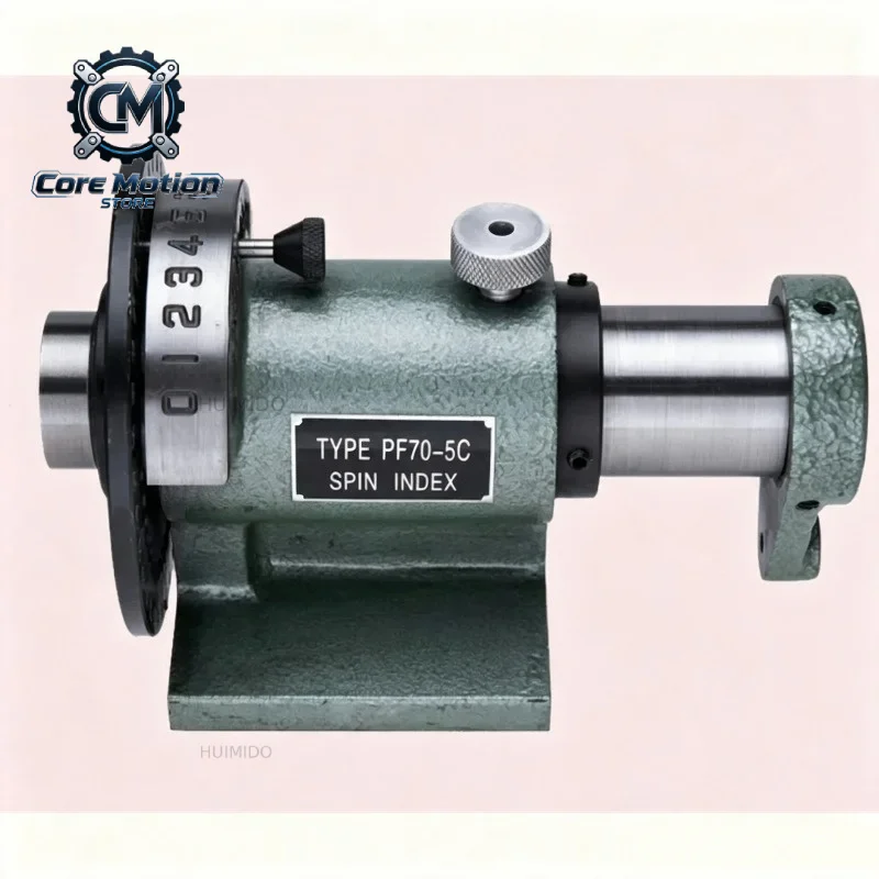 PF70-5C Simple Indexing Head Fast Aliquot Drilling and Milling Machine Can Be Connected To Chuck