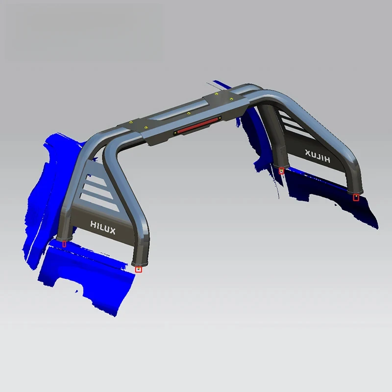 

Pickup Roll Bar Stainless Steel Black Powder 15+ Good Quality Anti-rust Anti-rolling Frame