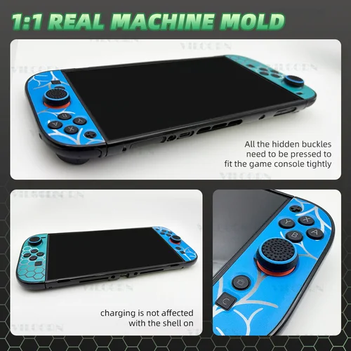 Imagen 2 del producto Funda protectora para consola Switch2, funda de piel dura [thé tema Z-A] para estación de carga Switch2, accesorios para juegos