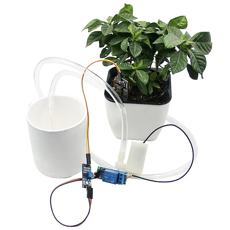 AC62-Soil Moisture Sensor Kit Automatic Watering System Manager With Mini Water Pump For Arduino DIY Kit EK1915