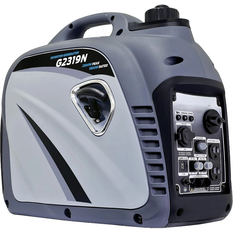 Portable Gas-Powered Quiet Inverter Generator With USB Outlet & Parallel Capability, Compliant，home.