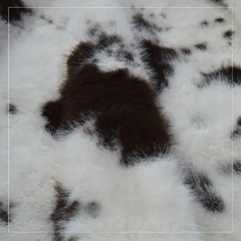 Coffee Cow Spots Imitation Fox Fur Short Plush Fabric Fo Designer Fabrics By The Meter Diy Sewing Material Cloth