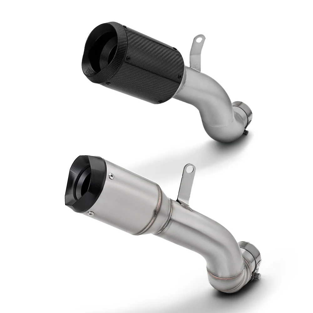 

For Z900 Ninja900 Motorcycle Exhaust Pipe Escape Refit Tail End Link Pipe High Quality Carbon Fibre Exhaust System Upgrade Kit