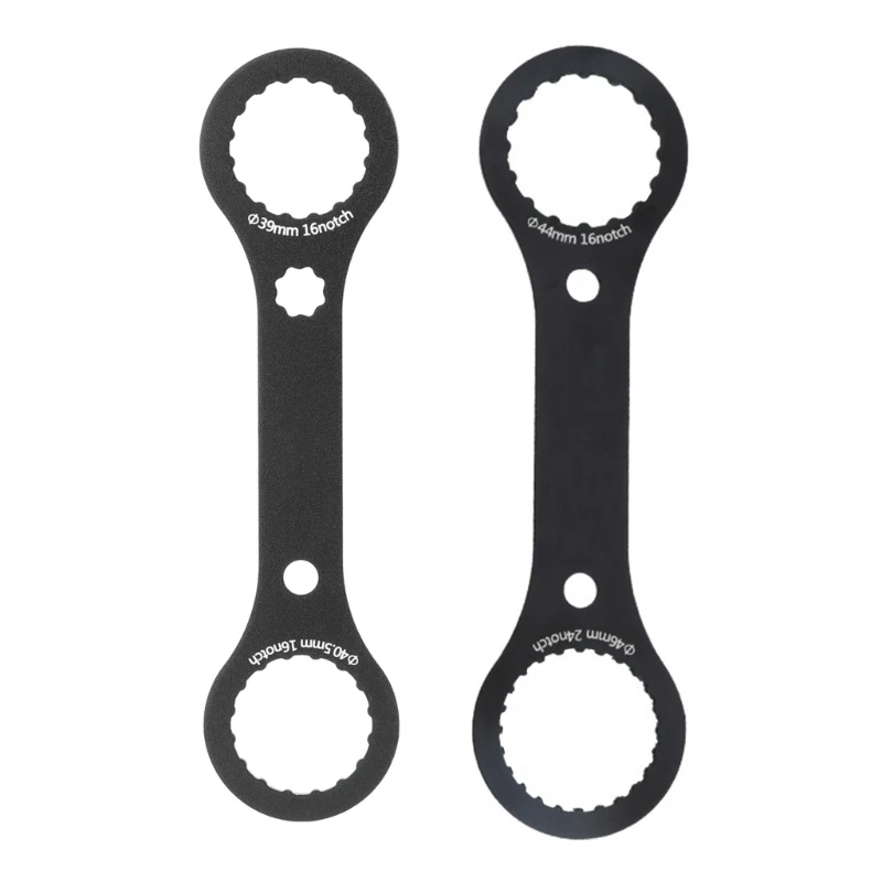 

Bottom Bracket Wrench 2 in 1 Designs Bottom Bracket Installation Tool Essential Cycling Wrench for Bike Maintenance F1CC