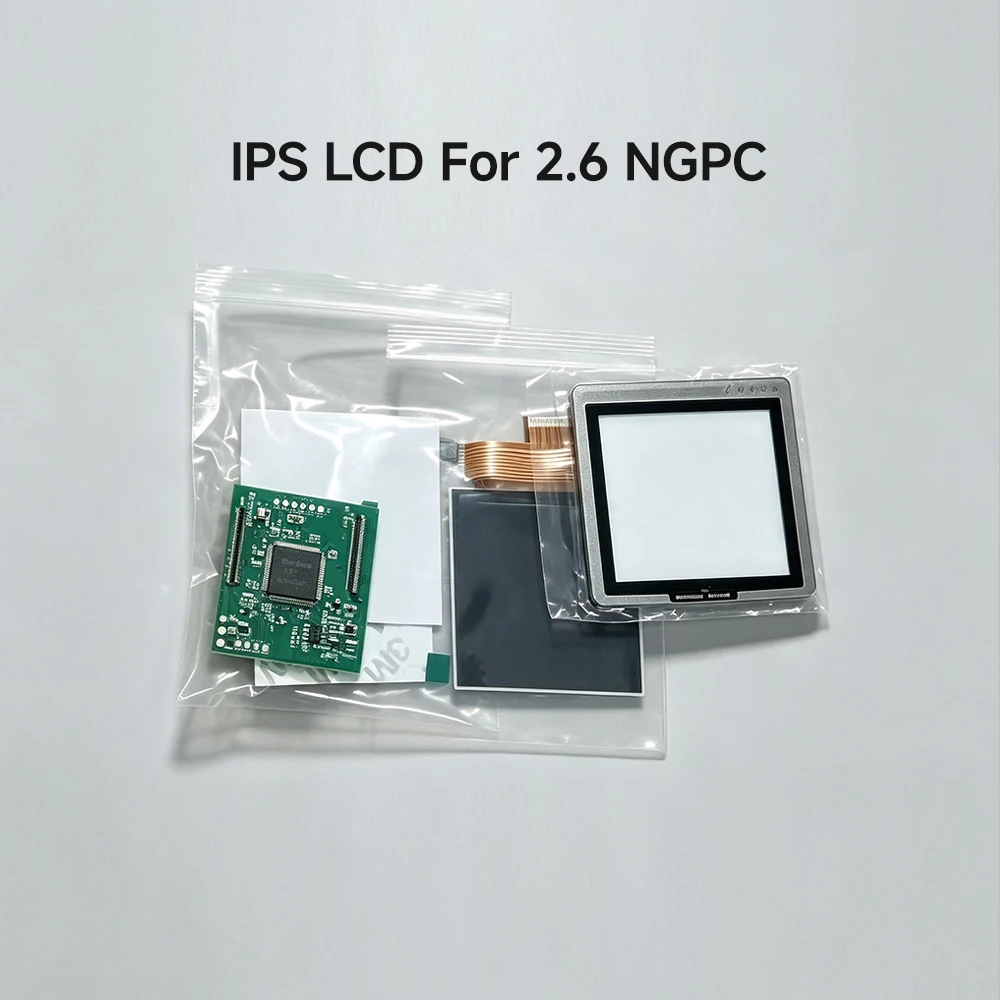 Новый 2,6-дюймовый IPS LCD-экран оригинального размера с высокой яркостью для Neo Geo Pocket Color NGPC, не требует резки корпуса, для игр.