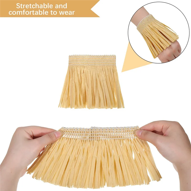 Straw Kit Paper Costume Accessories Neck Arm and Ankle Ties for Accessory Decoration