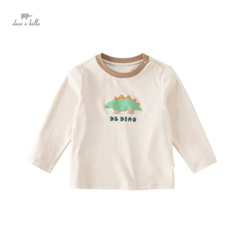 Dave Bella Autumn Boy's Baby T-Shirt Children Top Pure Cotton Comfortable Fashion Casual Cartoon Outdoor Sport DB3236989