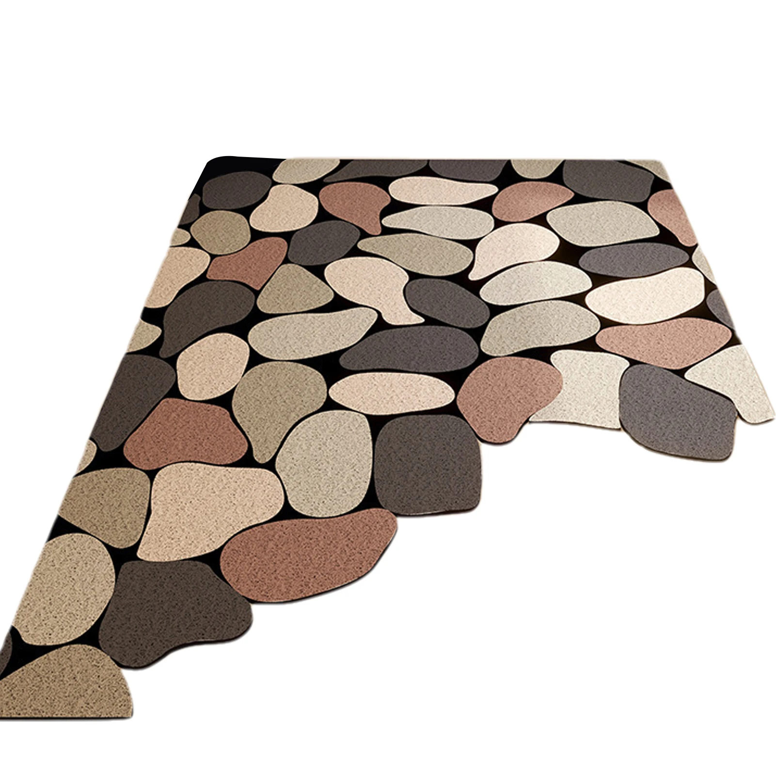 

Fiber Anti-Slip Shower Pad With Drainage Holes Keeps Bathroom Clean And Dry Anti Slip Ensures type+2 60*90cm