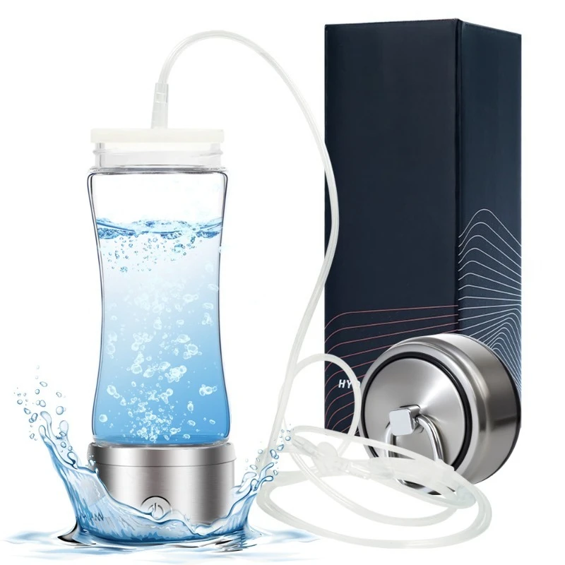 3-in-1 Smart Hydrogen Water Bottle SPE Hydrogen Oxygen Separation USB Rechargeable Hydrogen Rich Water Cup