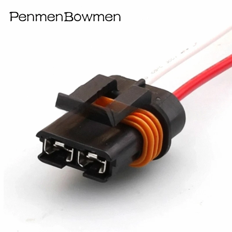 1 Pc 2 Pin Auto Waterproof Connector High Current fuse holder Fan Plug Wire Harness 12033769 for Metri-pack 630 Series