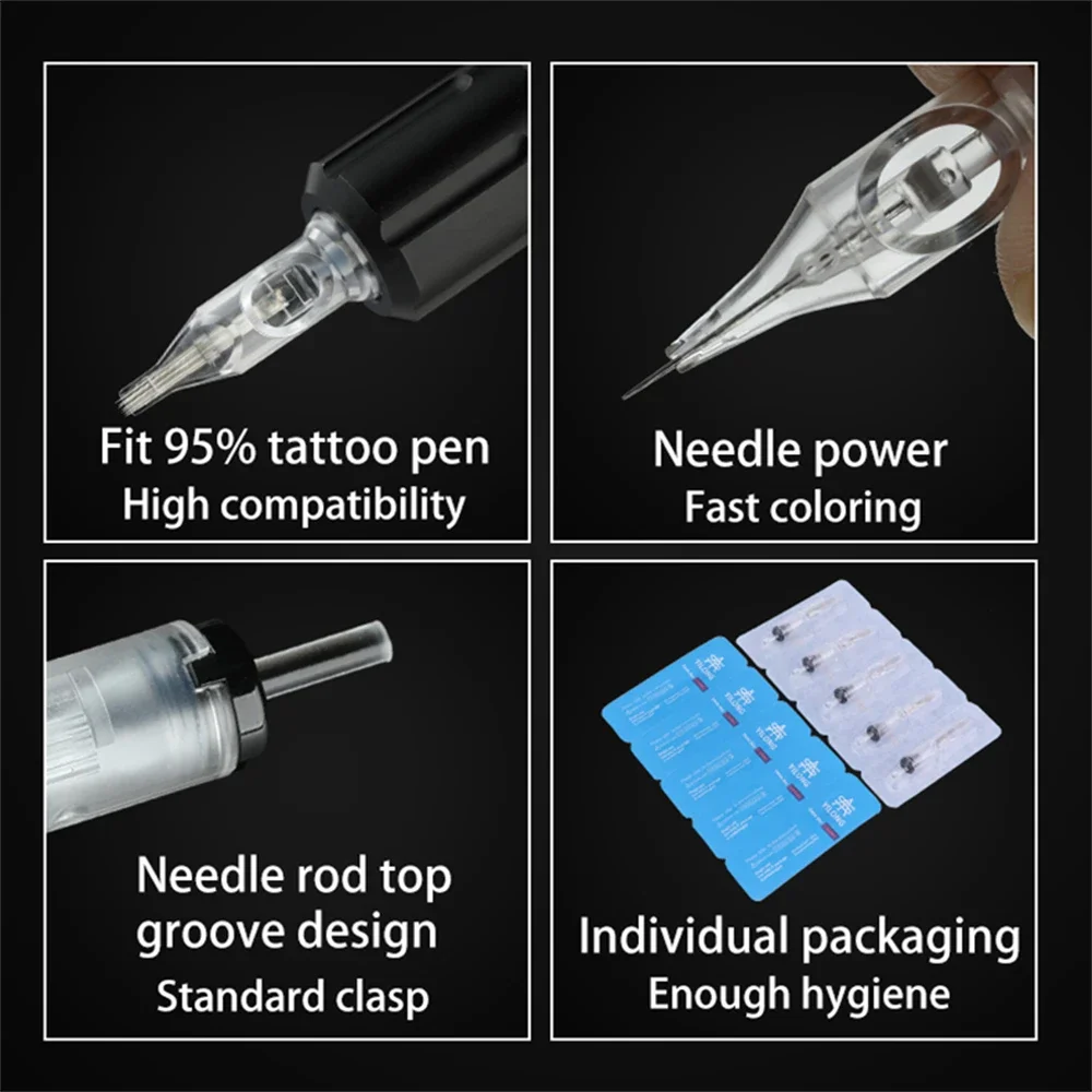 Tattoo Kit Professional Complete Tattoo Pen Machine Kit Rotary Tattoo Machine  Tattoo Power Supply Cartridges Needles