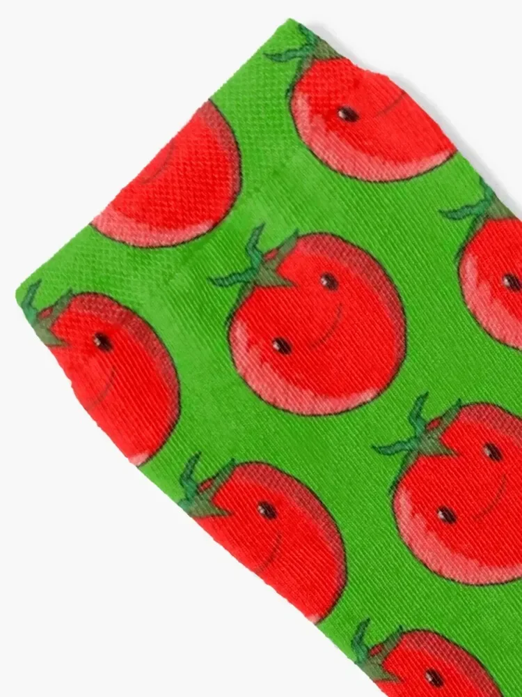 Cute Cartoon Tomato Socks Run essential luxury Argentina Socks Women's Men's