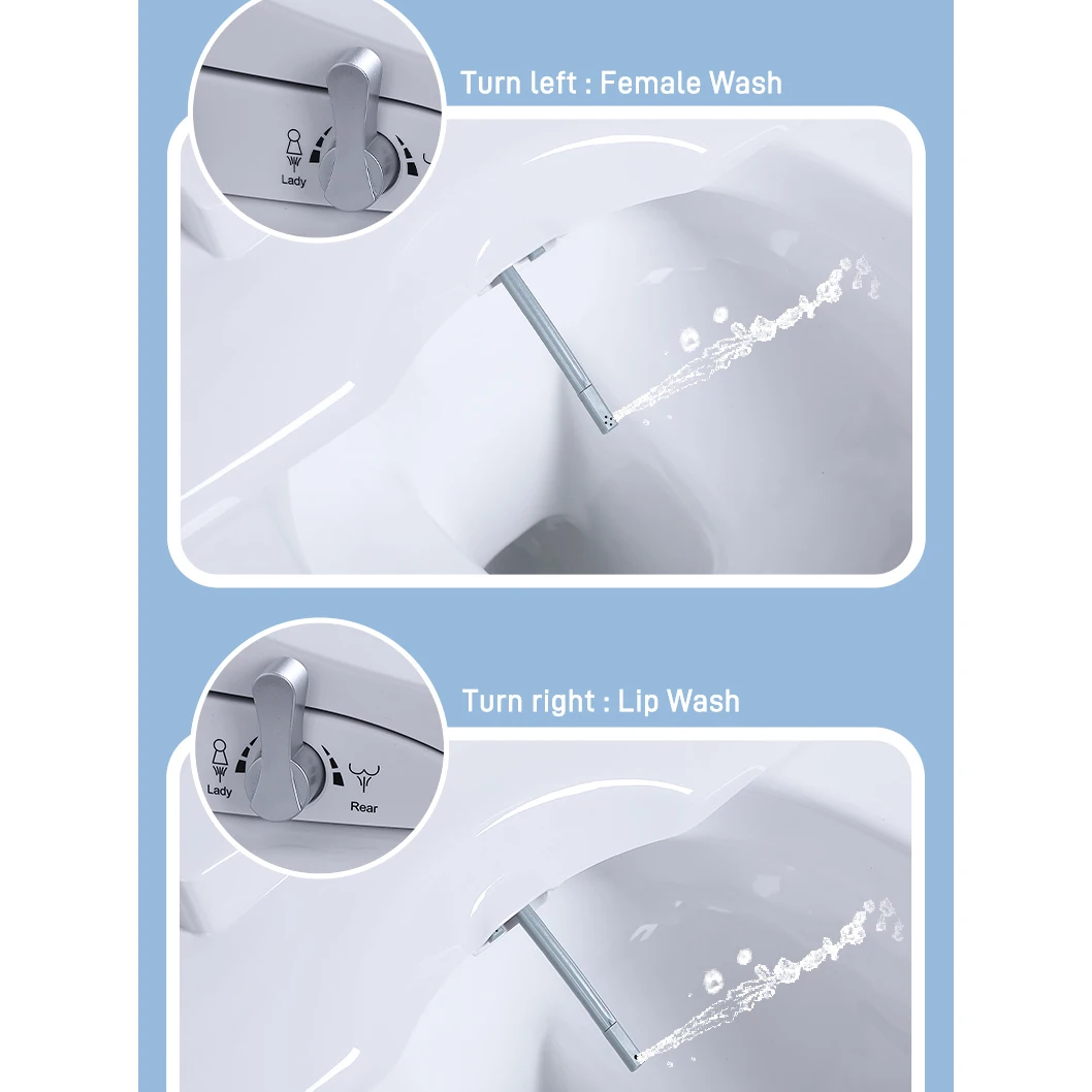 Simple Washdown Flushing Ceramic Toilet Without Electricity Wall Hung Mounted Smart Toilet Commode