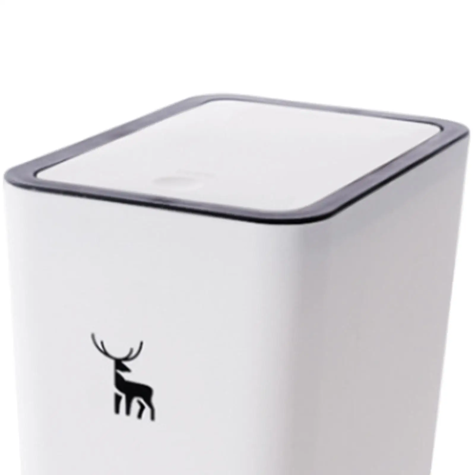 

Garbage Can Household Space Saving with Lid Garbage Container Trash Can Rubbish